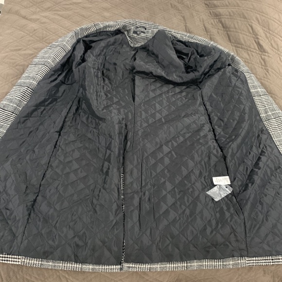 Ellos NWT Wool-Blend Long Plaid Coat size 10 - Picture 11 of 16